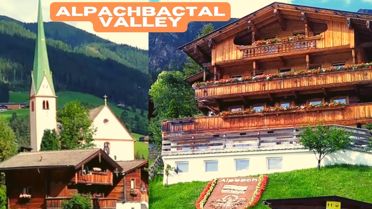 Alpbachtal Valley, The Most Beautiful Village in Tyrol, Austria