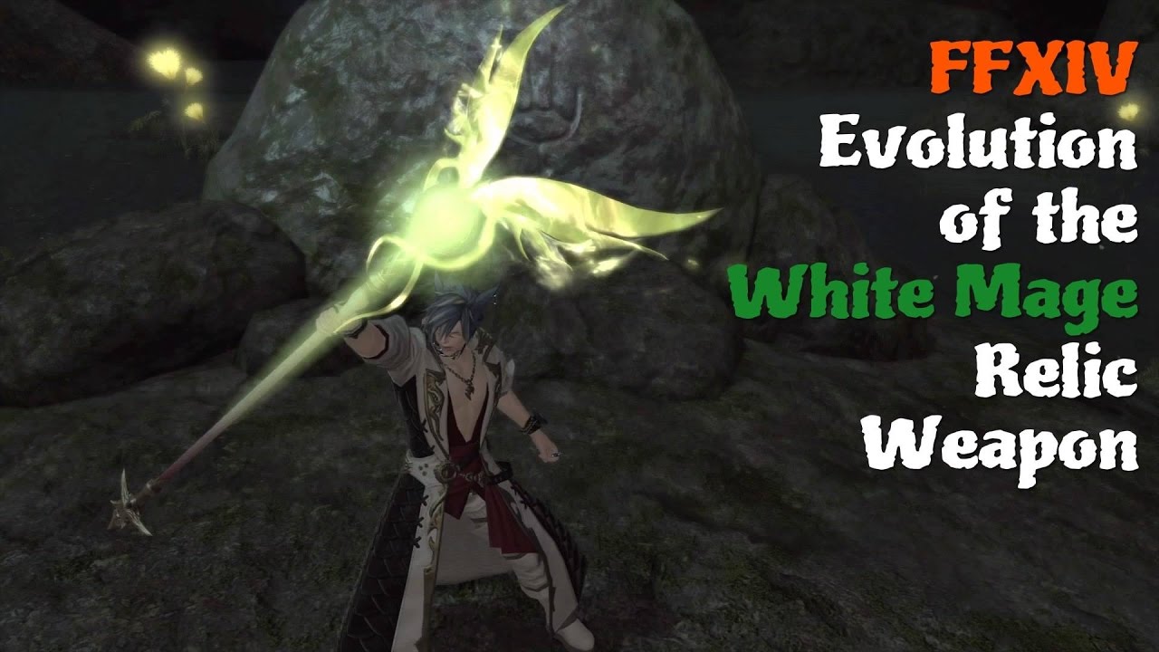 FFXIV Evolution of the White Mage Relic Weapon [Feat. Matoya's Cave Theme (The Mushroomery)]
