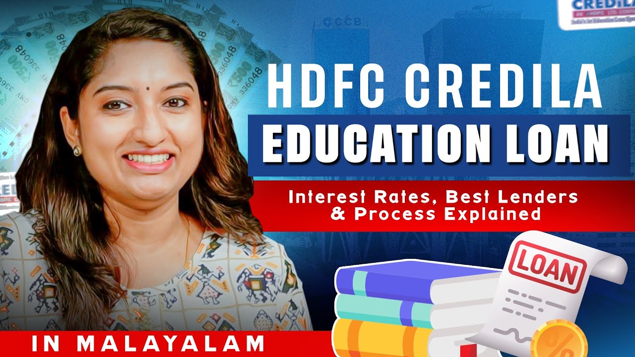 HDFC Credila Overseas Education Loan (Explained in Malayalam) | Education Loan without Collateral