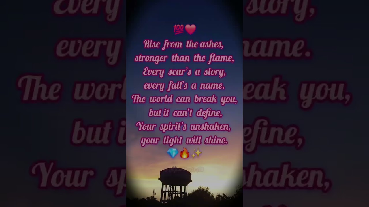 Rise from the ashes💪💯✨️❤️&zwj;🩹# motivational #E.T. #trending #shortsfeed #vibes #bestrong #katyperry