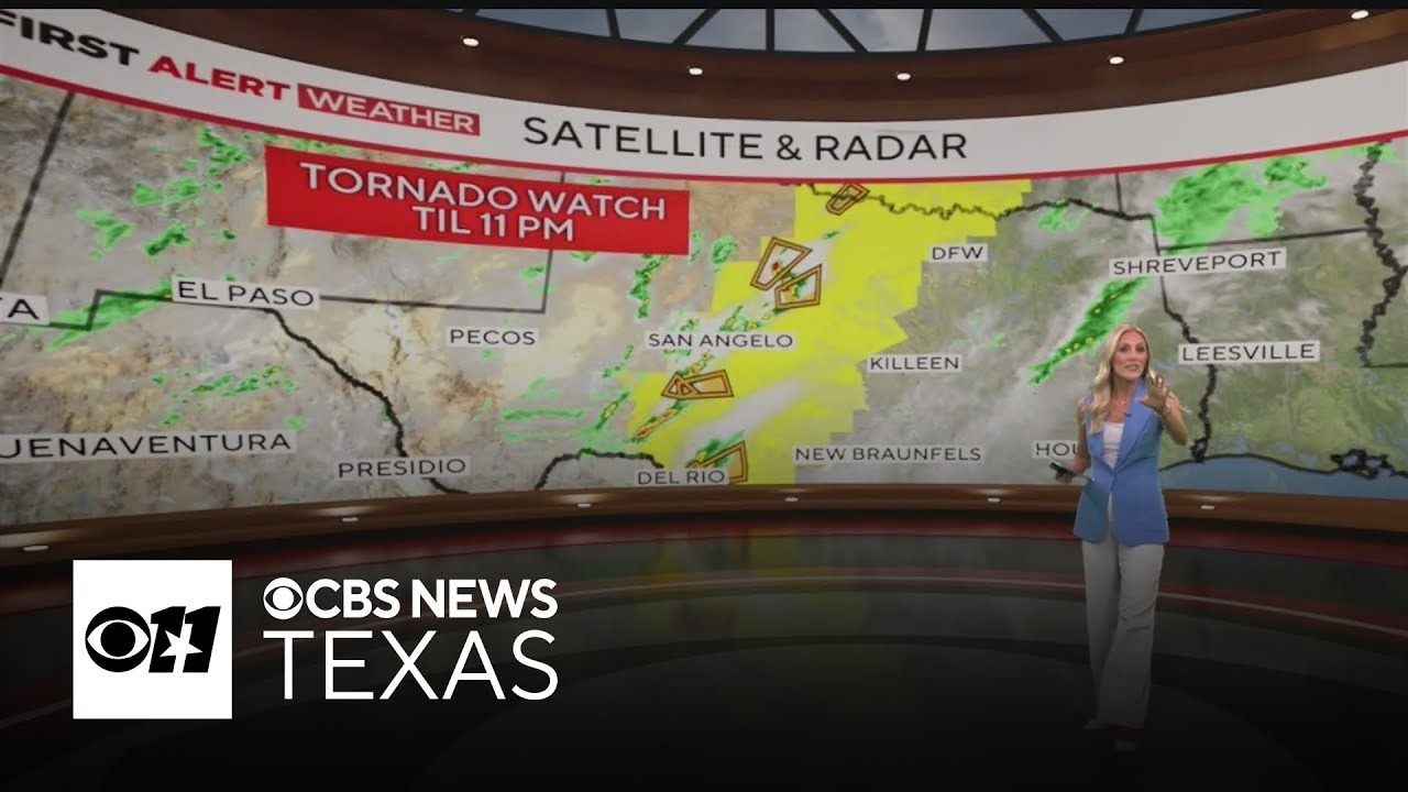 Severe storms push toward North Texas as tornado watch expands