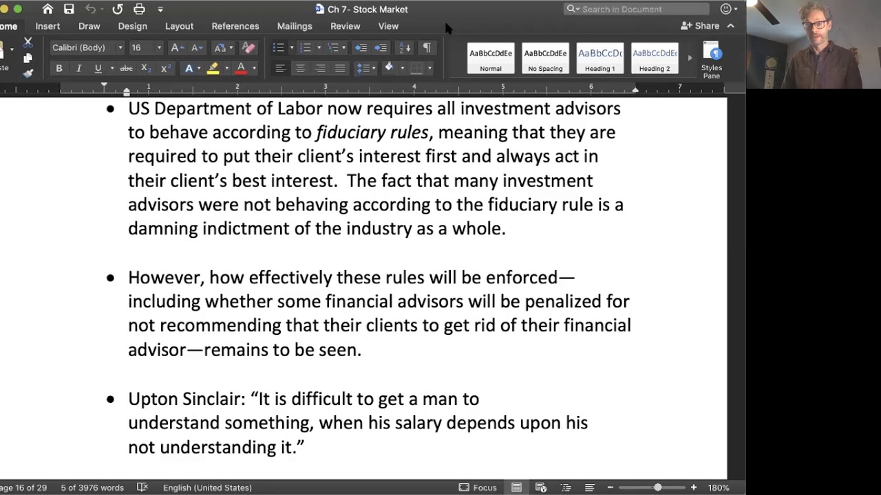 Day 5 Section 3: Stock Markets