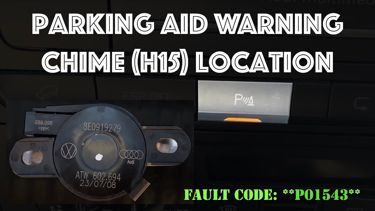 Audi Q5 Parking Aid Warning Chime Buzzer H15 01543