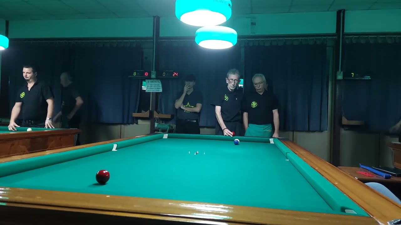 Campionato a Squadre Biliardo Boccette Serie A1 Stella 2 Vs Bocciodromo Arg. 1 (10° di Ritorno)