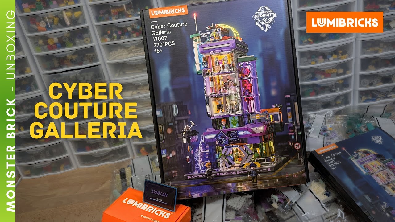 Cyber is So Haute Right Now! Unbox: Lumibricks CYBER COUTURE GALLERIA (2701 pieces)