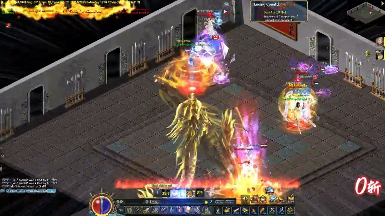 Conquer Online- A couple Elite Pk and Team Pk Fights