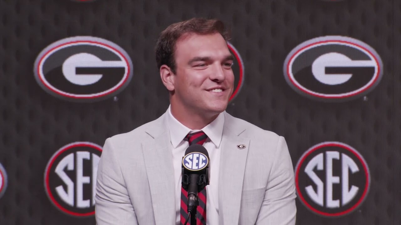 Watch Georgia Quarterback Gunner Stockton 2026 SEC Football Media Days Press Conference