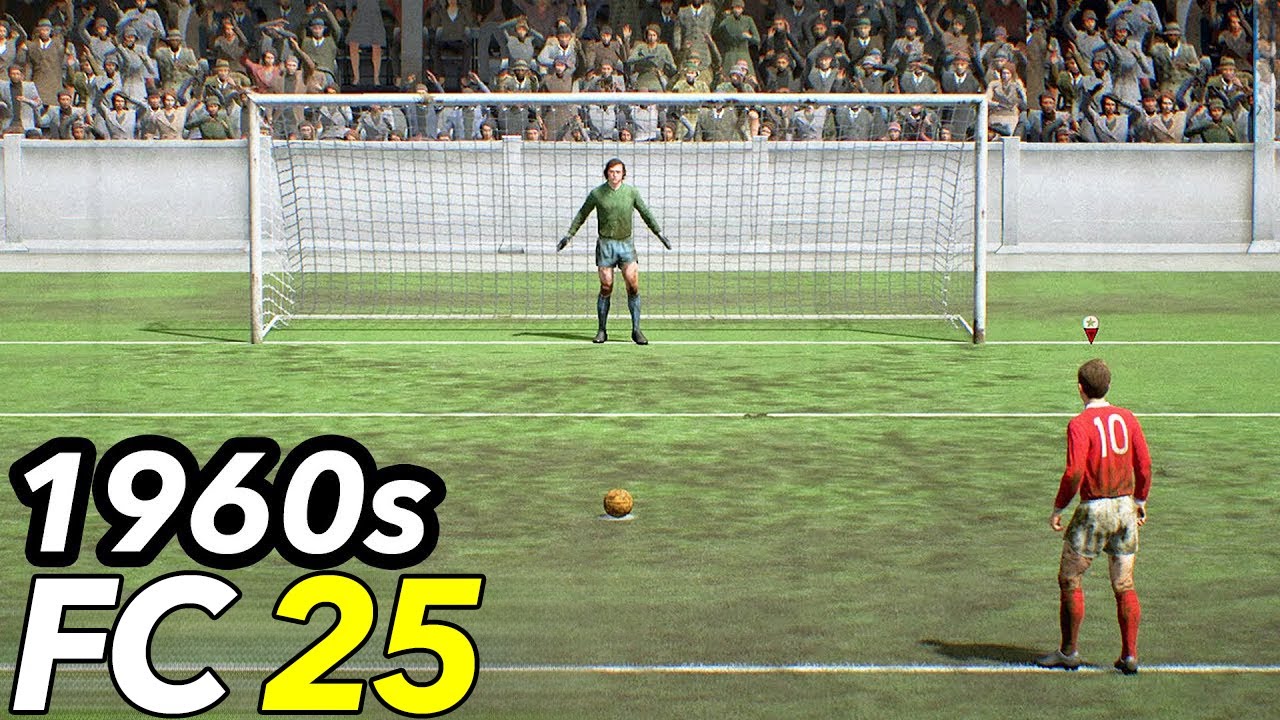 Играем футбольный матч 1960-х годов в FC 25
