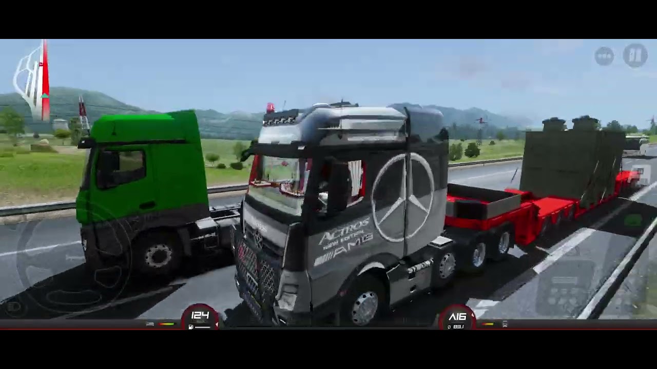 Gameplay Trucker of Europe 3, Mercedes-benz Actors, Otw Zurich #truckerofeurope3 #mercedezbenz 