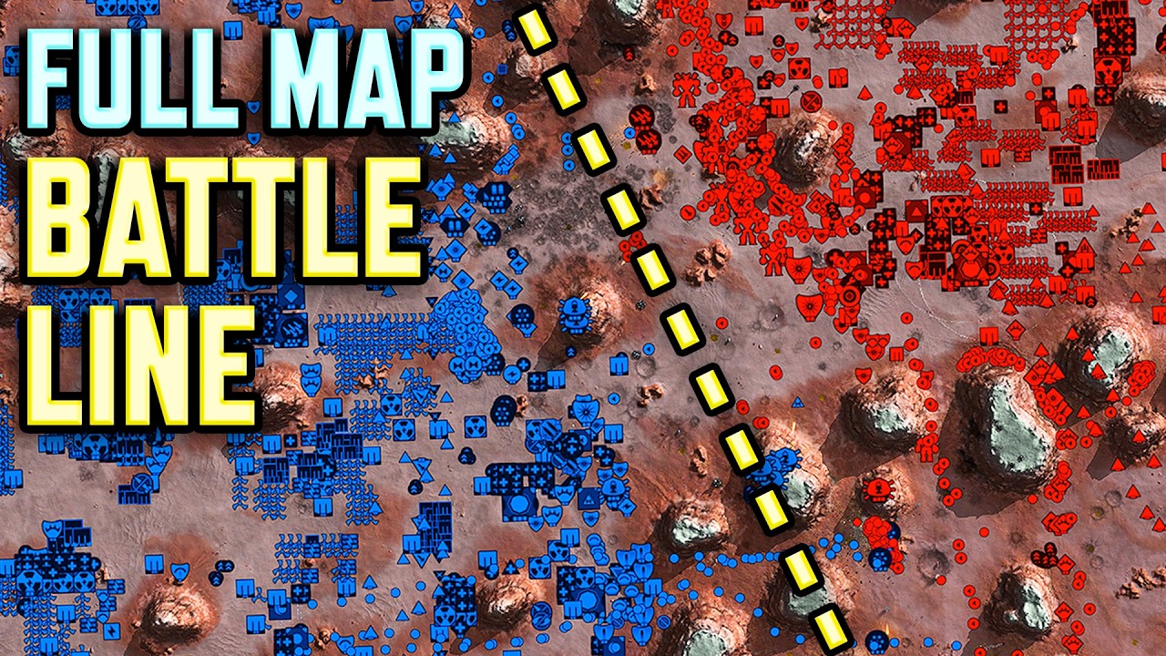 MASSIVE RTS BATTLE - Pro Level BAR Is Absolutely Insane