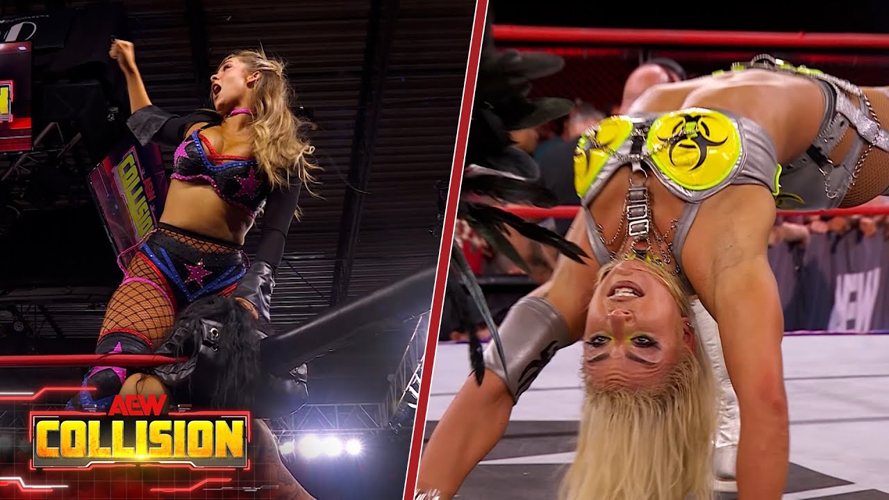 Statlander, Cameron, Hayter & Jay vs Thekla, Bayne, Ford & Blue: HIGHLIGHTS | AEW Collision, 9/13/25