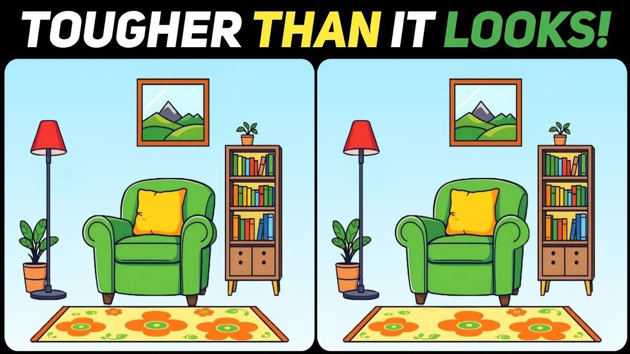 Only 5% Smart People Can Spot the 3 Differences🤯