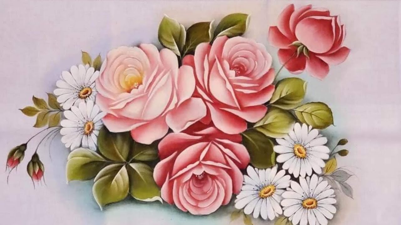 Como Pintar Rosas