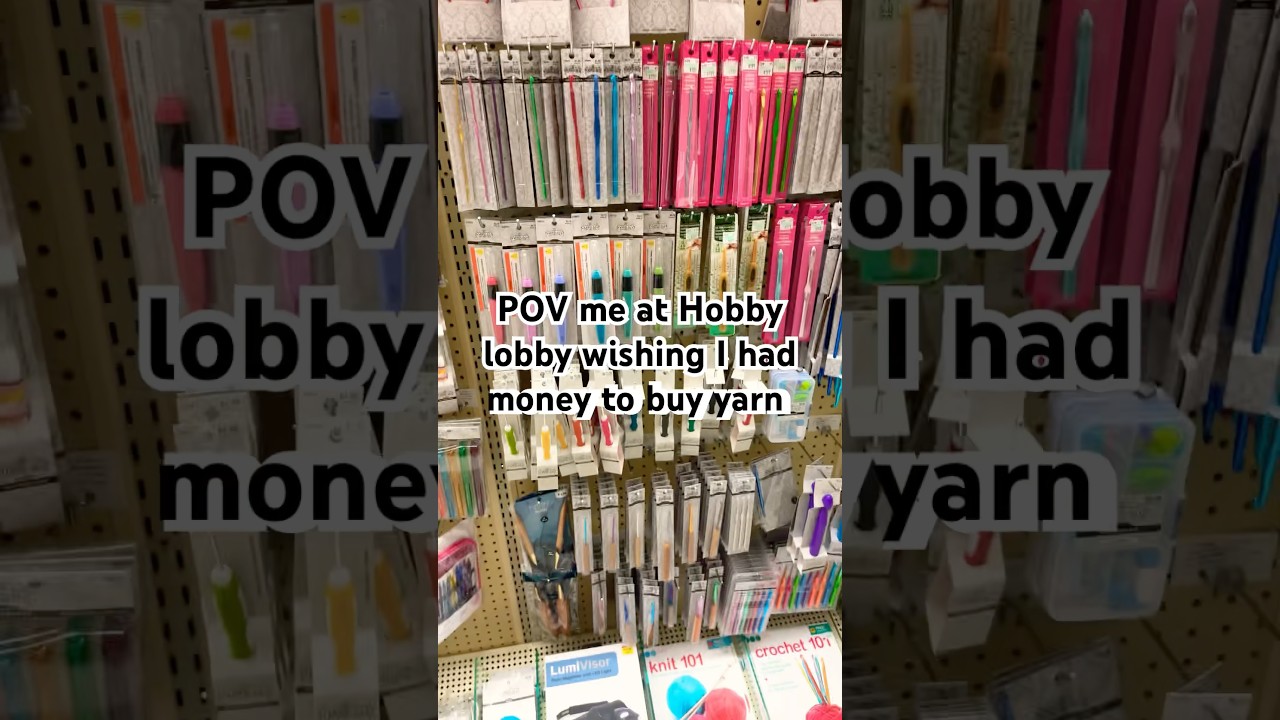 AT HOBBY LOBBY #crochet #hobbylobby #preppy #yarn #cute
