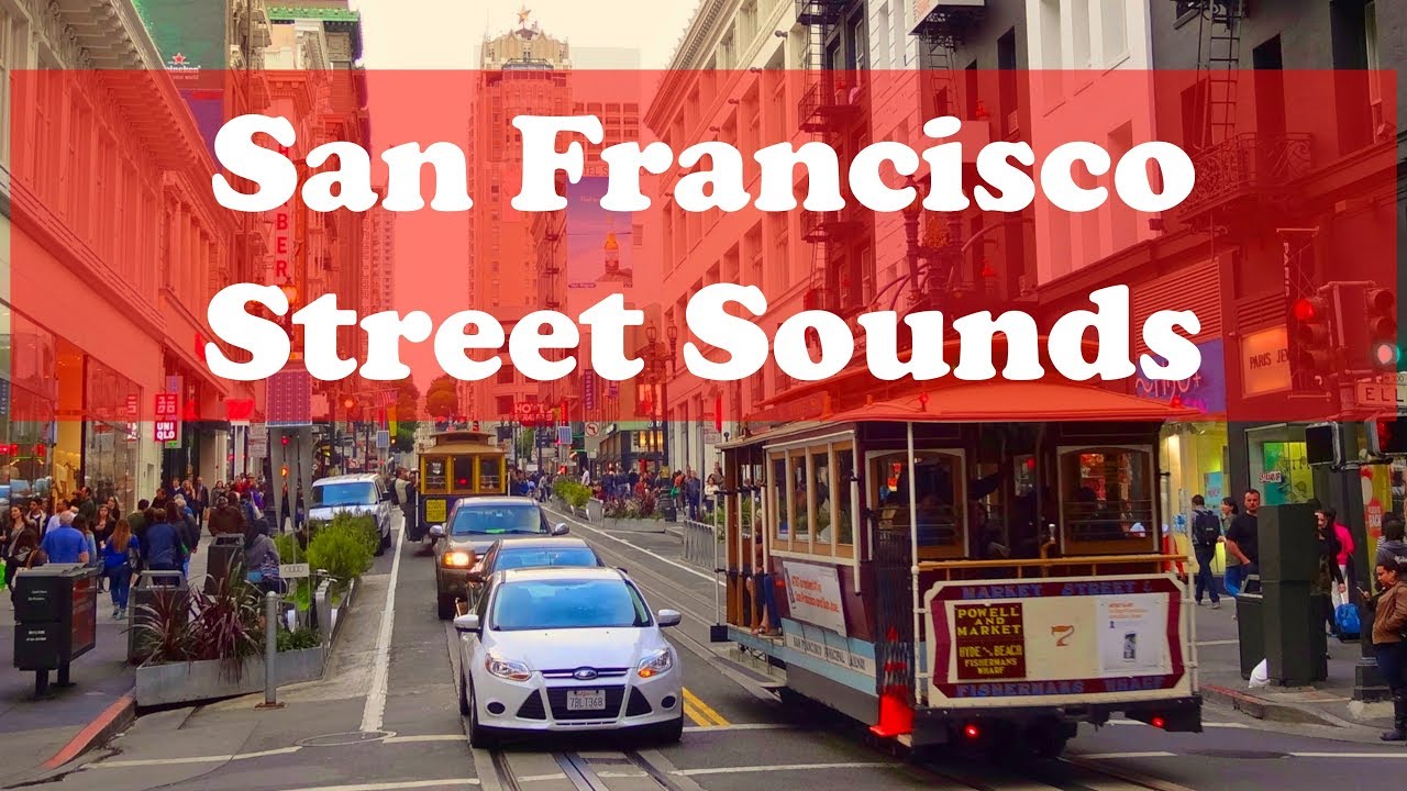 Ambient Sounds of San Francisco City Streets | White Noise | City Sounds | Tinnitus Masking Sounds