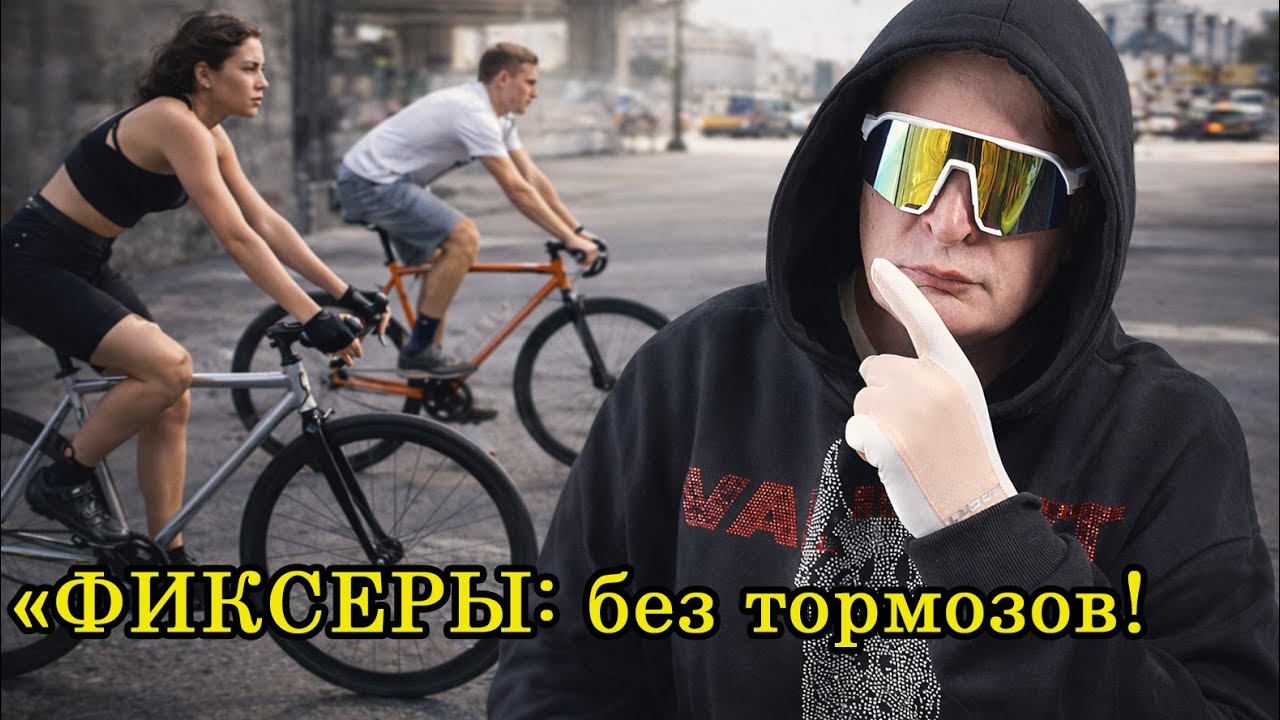 Почему фиксеры ездят БЕЗ ТОРМОЗОВ и им плевать на правила! #фиксер #fixedgear#fixedbike