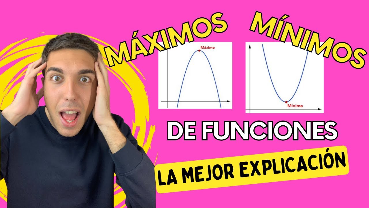 MÁXIMOS y MÍNIMOS de una Función [Calcular los Extremos Relativos] Ejercicio Paso a Paso ✅