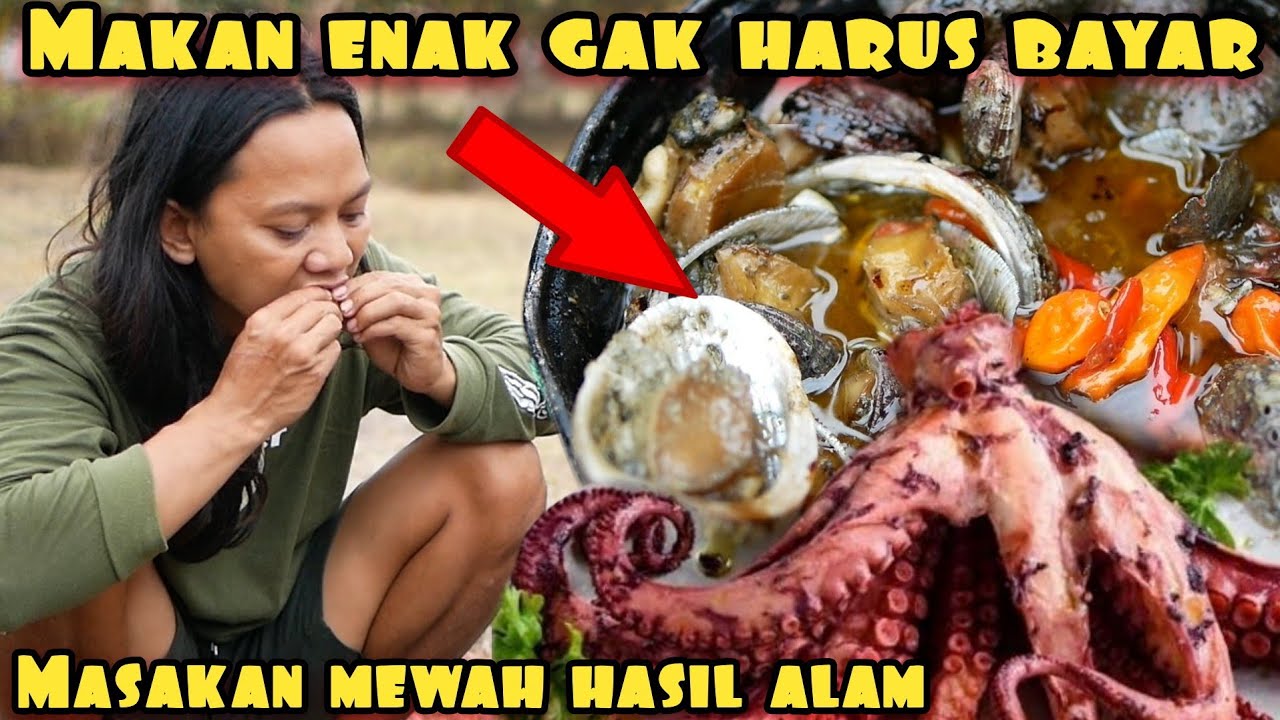 BERBURU PULUHAN JENIS HEWAN LAUT BUAT SANTAPAN DEDE INOEN