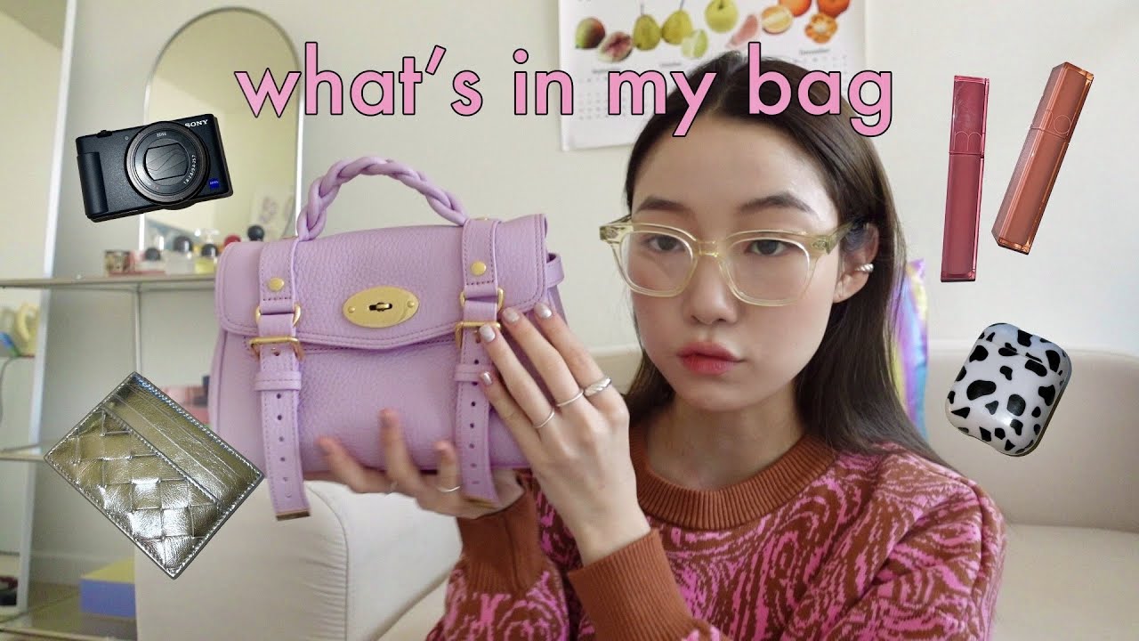 (ENG)왓츠 인 마이 백 2022ver 🪄드디어 뉴 카드지갑 • 최애 MLBB 립 • vlog 카메라 • 꼬-옥 가지고 다니는 없으면 불안한 필수템들 🧘🏻‍♀️