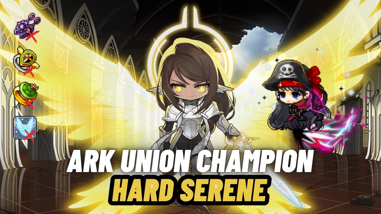 [MapleStorySEA] 184M CP 59K HEXA Ark Hard Serene/Seren Solo | Union Champion