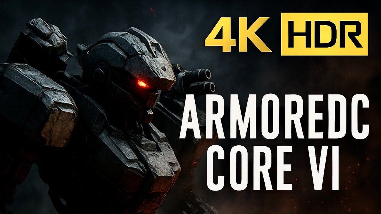 Armored Core6 in 4K HDR 60fps -  LG OLED evo AI TV