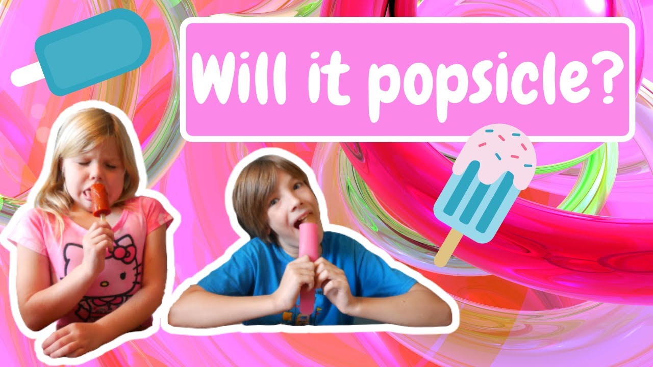 WILL IT POPSICLE? FOOD CHALLENGE Kids edition | Inspired by Good Mythical Morning