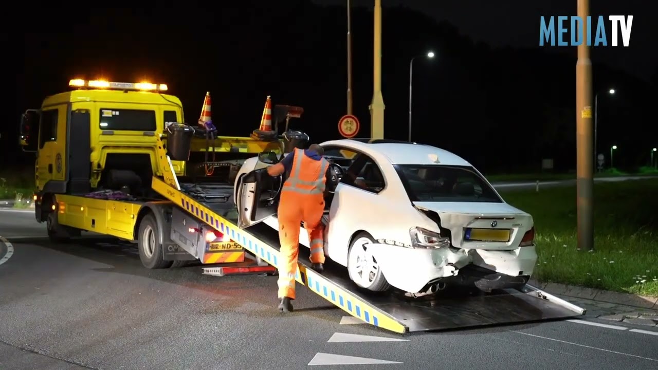 Bestuurder vlucht na aanrijding N471 Rotterdam