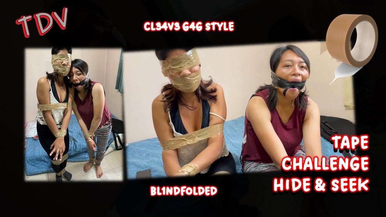 HOGTIE CLEAVE GAG Hide And Seek DUCT TAPE ESCAPE CHALLENGE