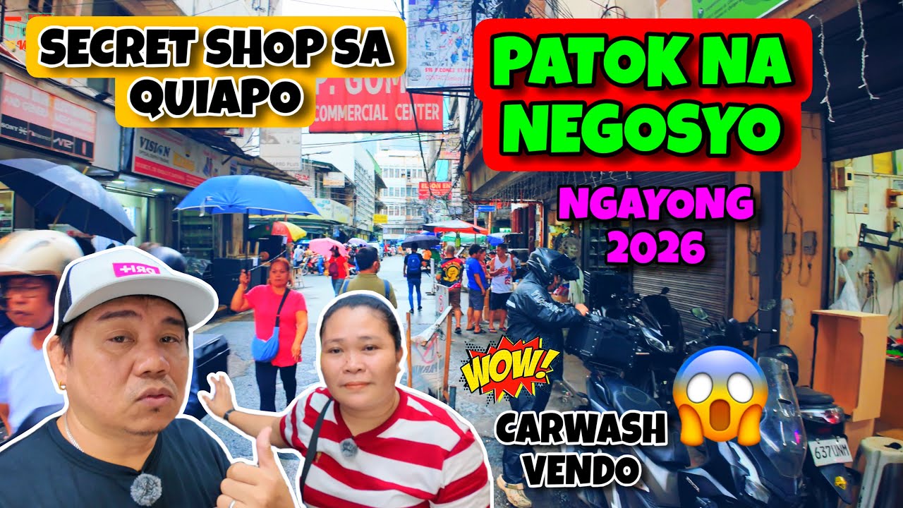 CARWASH VENDO MACHINE PATOK SA MASA | BILIHAN SA QUIAPO | PISO WIFI | PISO WATER VENDO AT IBA PA