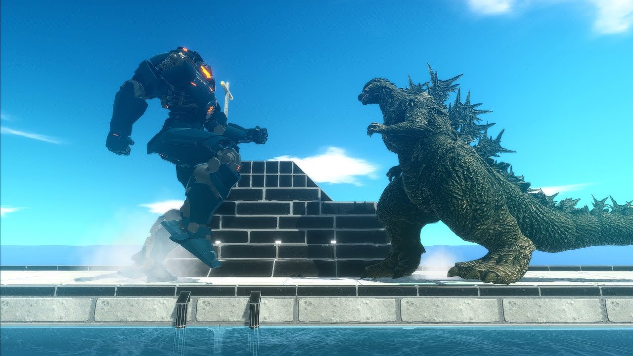 Gipsy Danger VS Godzilla Minus One[Animal Revolt Battle Simulator]