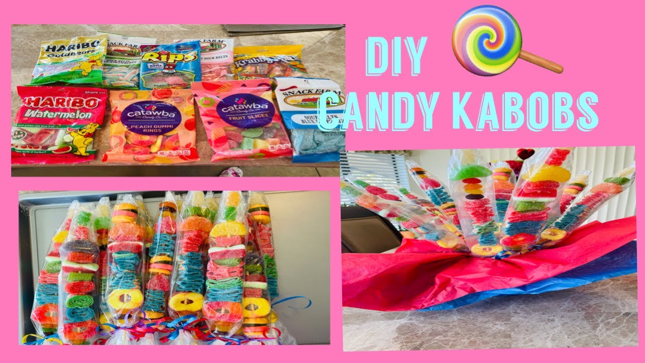 DIYCandyKabobs🍭🎉kidsbirthday party idea🍭🎉#diyfun#giftidea#simplymaricelvlogs#🍭diycandykabobs 🎂🎈🍭🍬