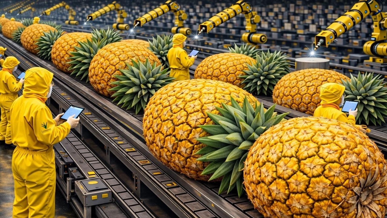 Inside Food Factory &ndash; The Surprising Process of Pineapple Processing