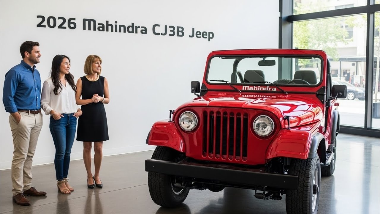 New 2026 Mahindra CJ3B Jeep finally Launched.!!!