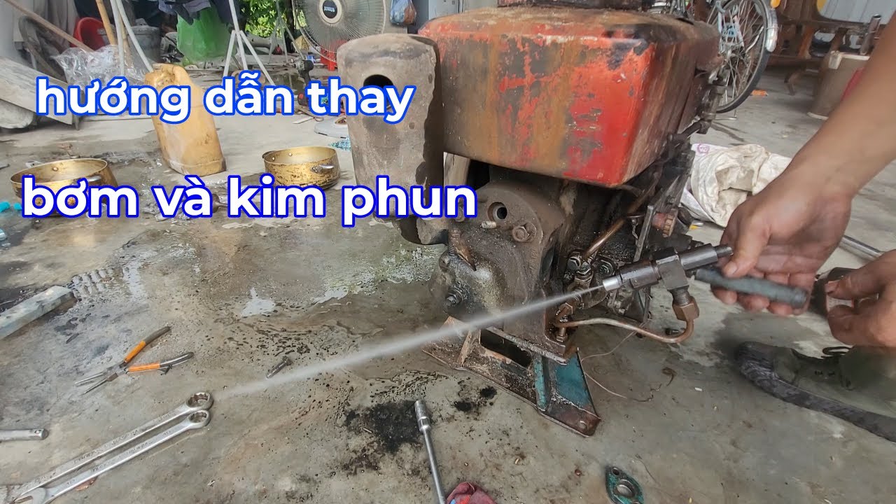 Cả 2 chiếc máy nổ d8 đều bị hỏng bơm và kim phun.