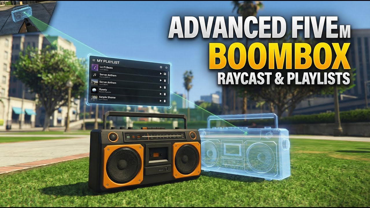 [FREE] FiveM Boombox Script