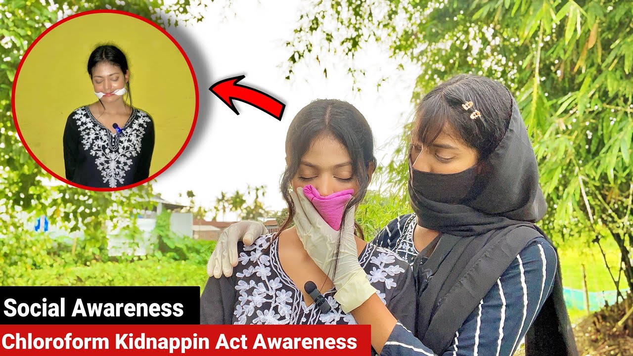 Social Awareness Chloroform Kidnapping Act Part-2🥺|| Hogtie Awareness😳 || Eliza Vlogs