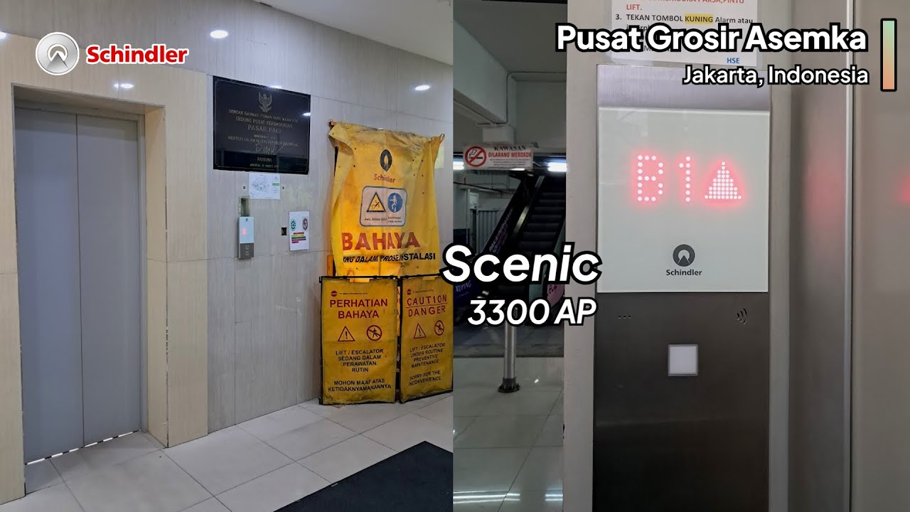 Schindler MRL Scenic Elevator - Pusat Grosir Asemka, Jakarta, ID