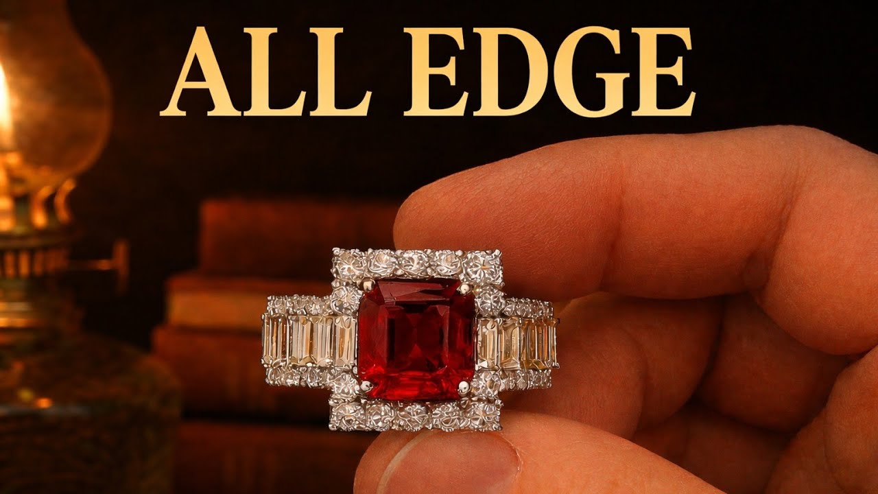 EDGES That Don’t SOFTEN | Square RUBY Ring