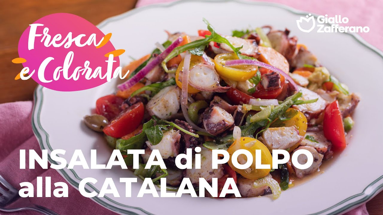 INSALATA di POLPO alla CATALANA - FRESCA e GOLOSA🐙☀️💚