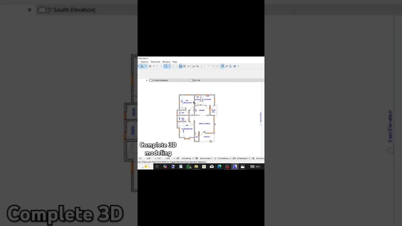 Complete 3D modeling tutorial with Archicad #archicad