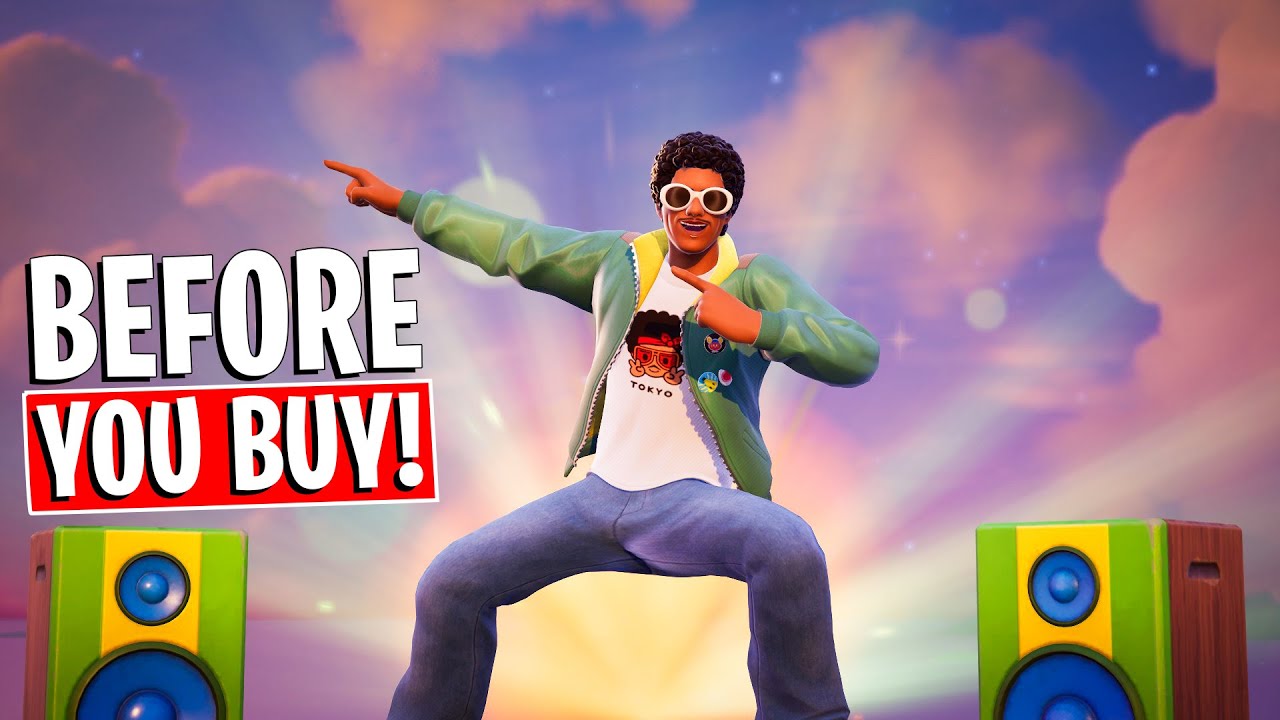 THE WORLD TOUR BUNDLE | Bruno Mars | Gameplay + Combos! Before You Buy (Fortnite Battle Royale)