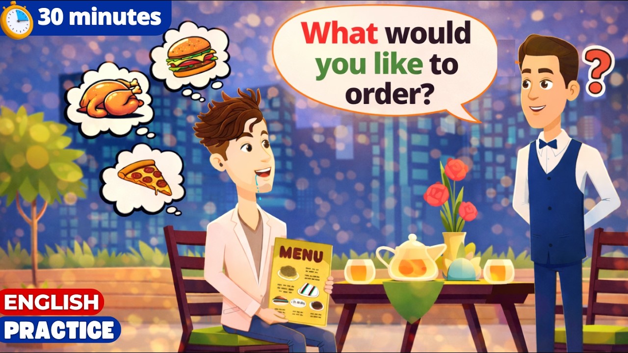 30 Minutes of English Speaking Practice for Beginners (A1&ndash;A2) | Everyday Conversations