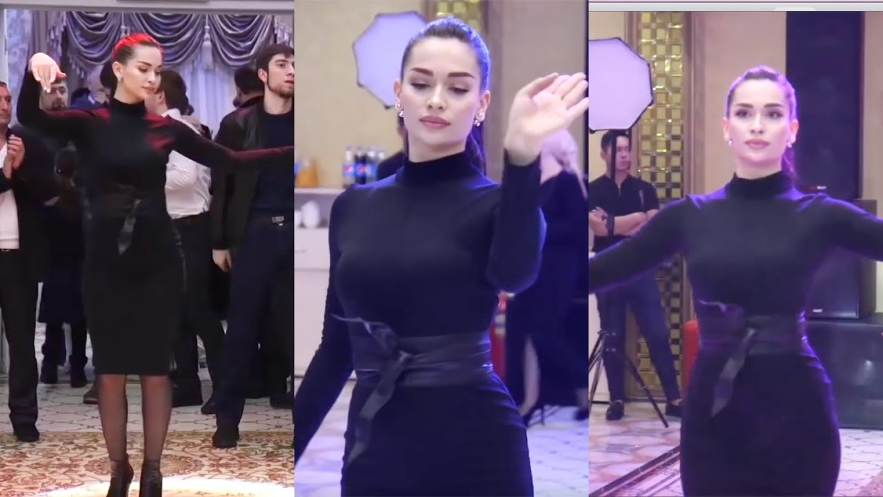 Очаровательная Девушка танцует на Свадьбе