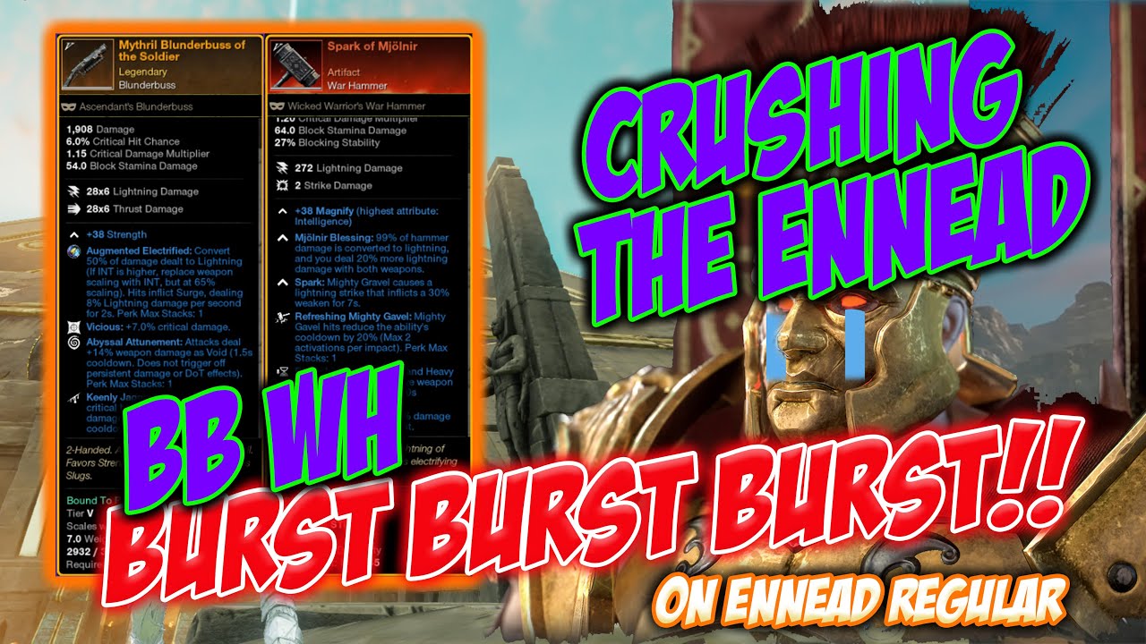 [NYSA] CRUSHING ENNEAD WITH BB + HAMMER  WITH THE BUILD ! - New World Indonesia