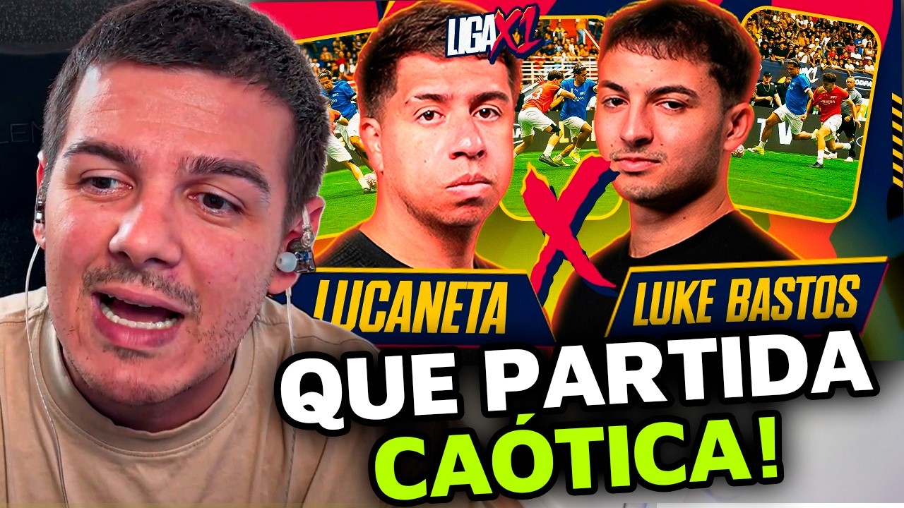COISA DE MALUCO! LUKE BASTOS X LUCANETA! LIGA X1 PODPAH! - wardi REACT!