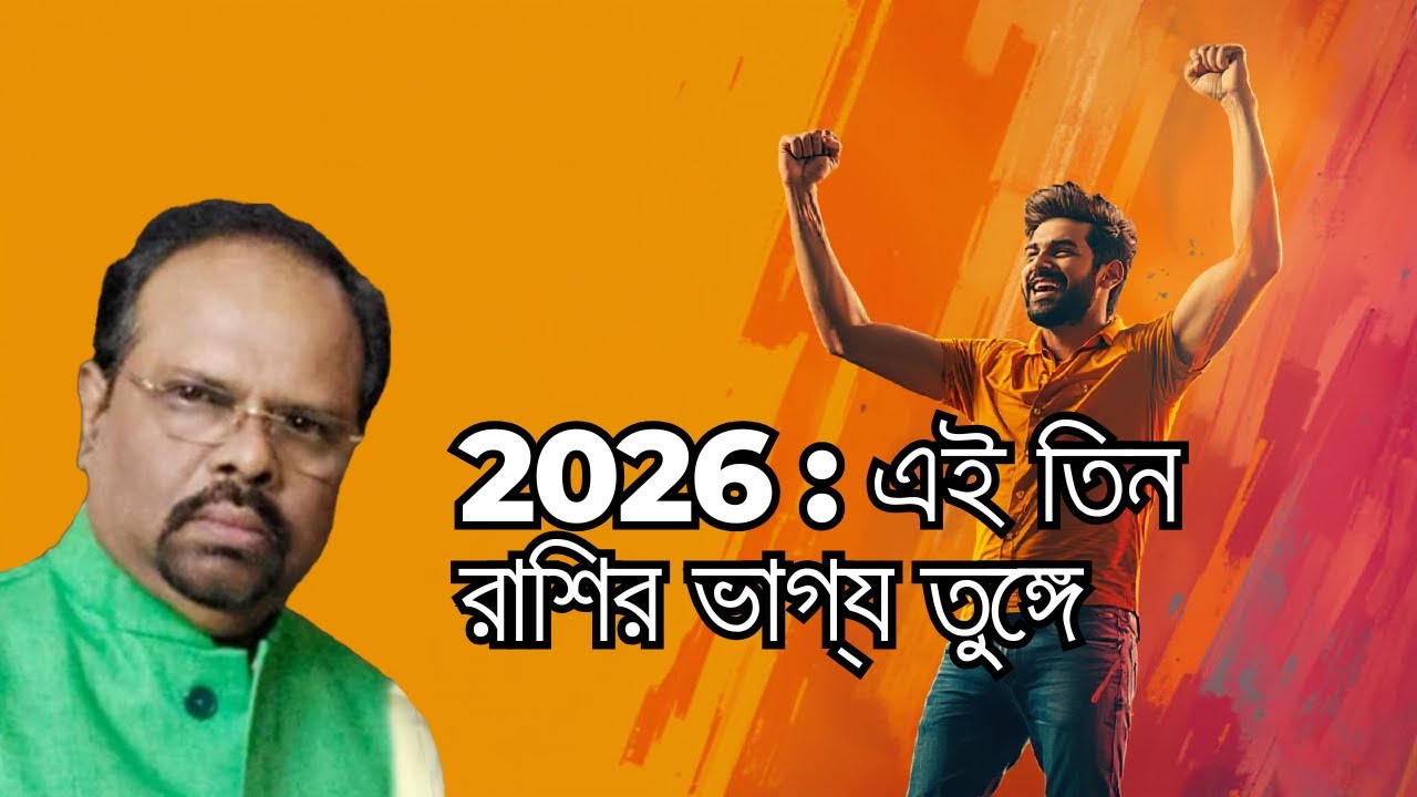 ২০২৬ এই ৩ রাশির ভাগ্য তুঙ্গে ! আপনি কি তাদের একজন?