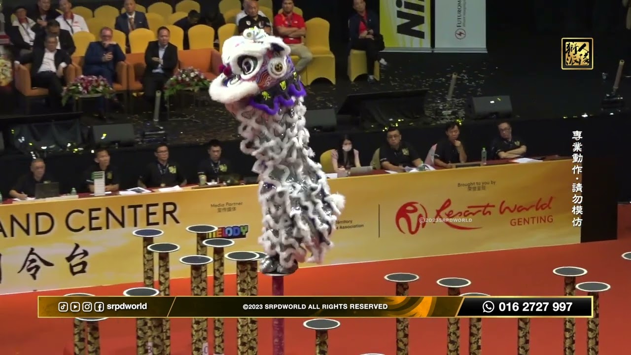 14th Genting World Lion Dance Championship Preliminary Day 1 - Leung’s White Crane USA