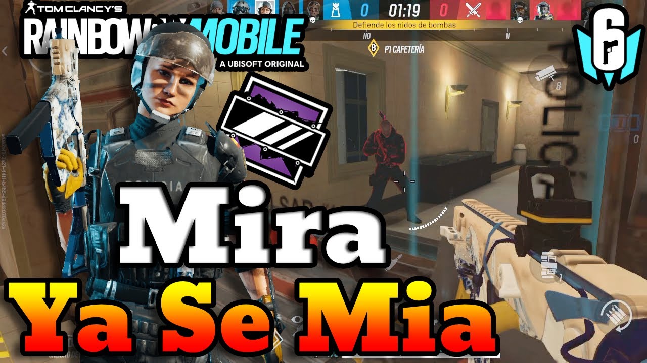 ¡Por fin compré Mira! Probando a la nueva agente en Rainbow Six Mobile