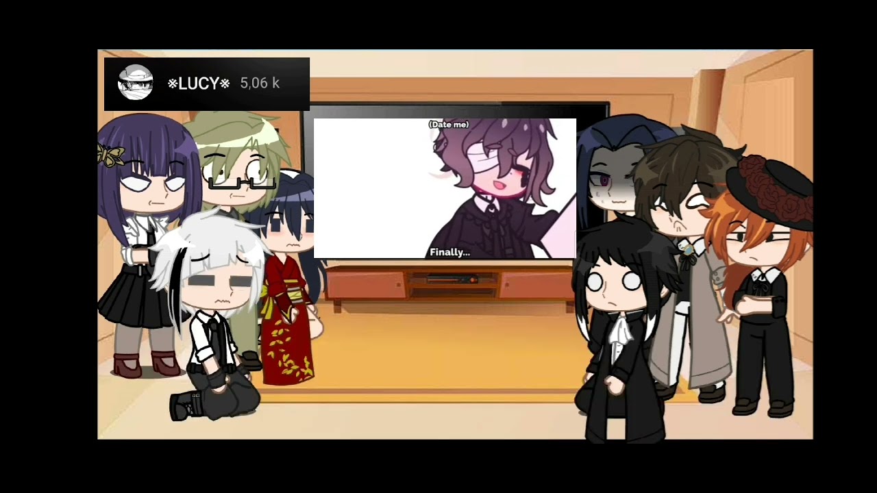Bsd react to dazai meme [] lazy []