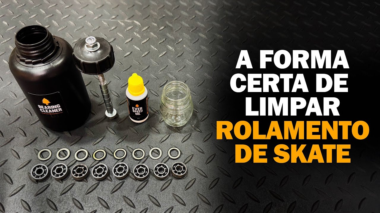 Como Limpar os Rolamentos do Skate?